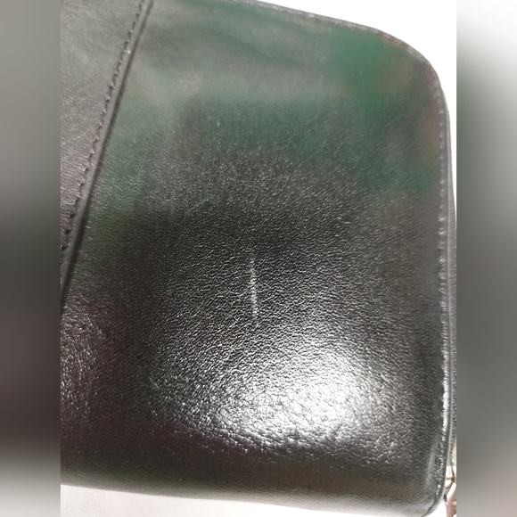 Tory Burch Zip Around Wallet Black - Picture 6 of 9